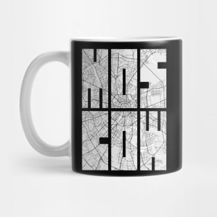 Moscow, Russia City Map Typography - Light Mug
